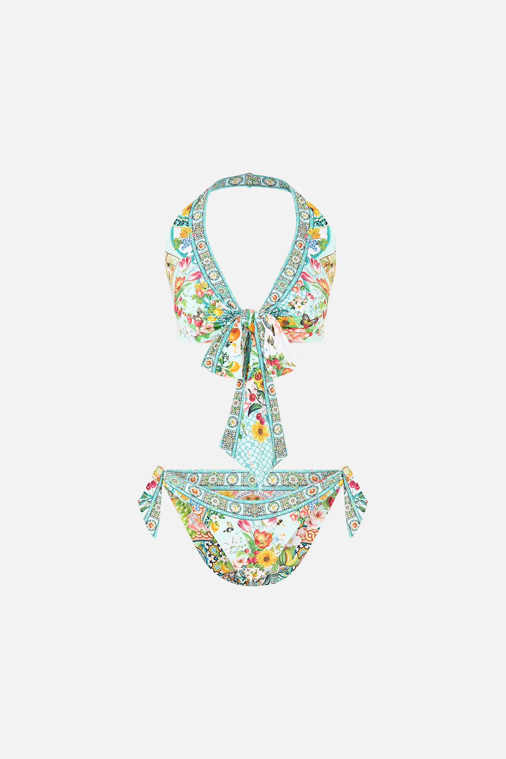 REVERSIBLE MULTI WEAR TIE HALTER BIKINI SET MAGIC OF THE MERCADO - Image 3