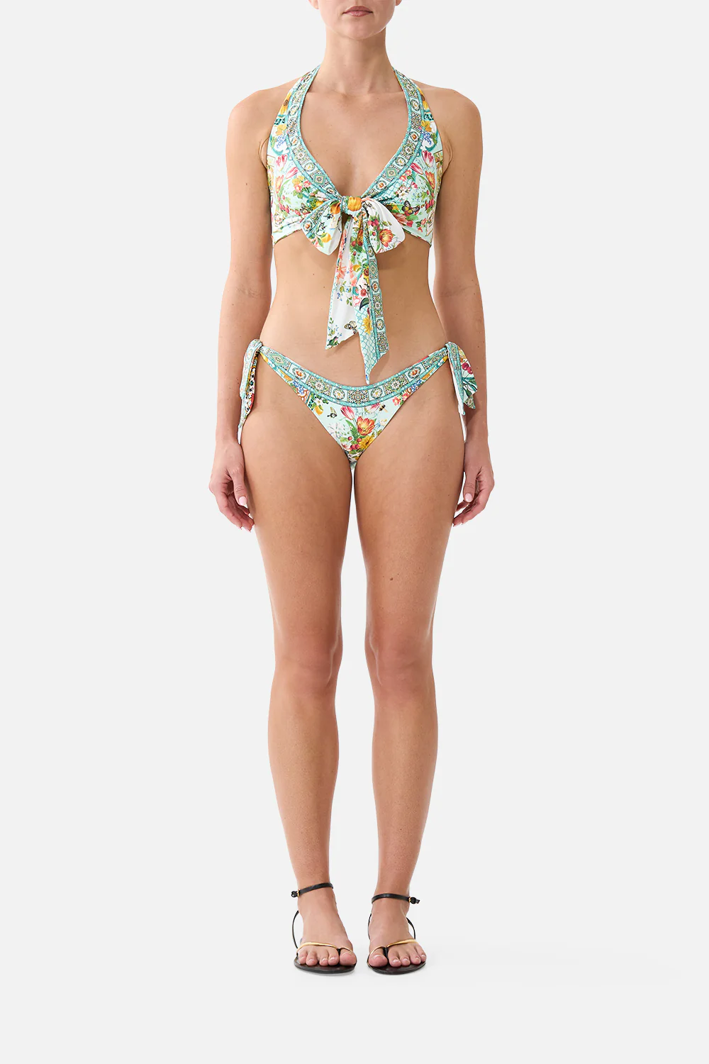 REVERSIBLE MULTI WEAR TIE HALTER BIKINI SET MAGIC OF THE MERCADO - Image 7