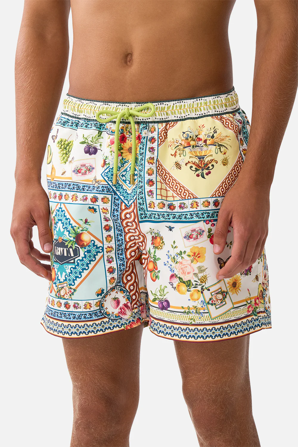 MID LENGTH BOARDSHORT WITH ELASTIC WAIST VIVA VALENCIA - Image 5