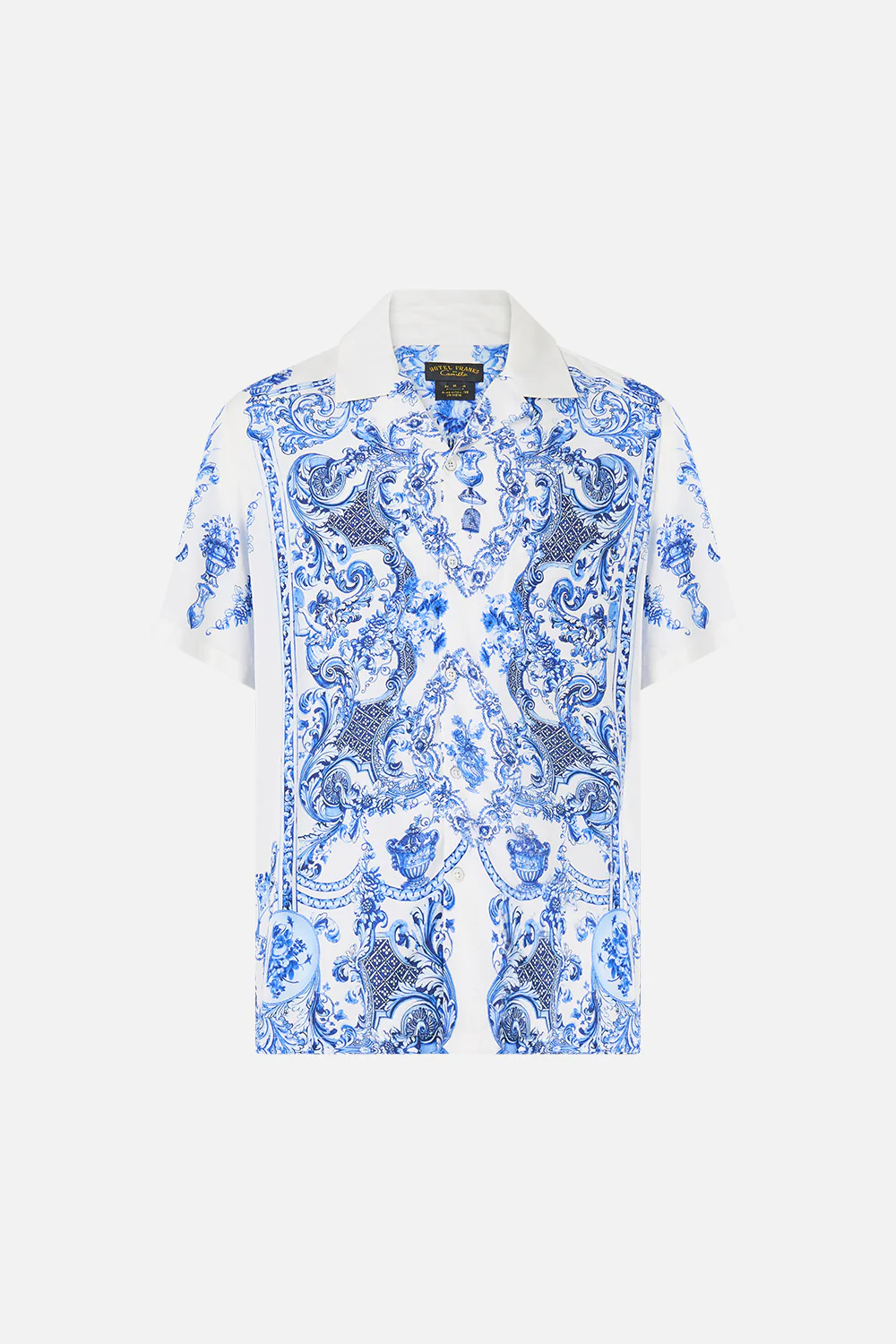SHORT SLEEVE CAMP COLLARED SHIRT CERAMIC PANORAMIC - Image 3