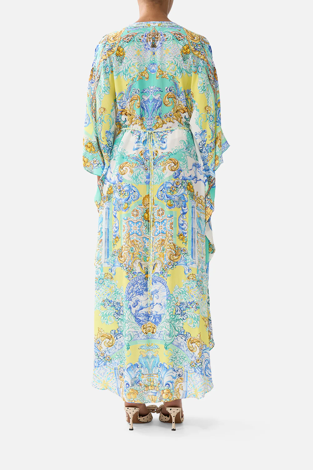 GATHERED WAIST KAFTAN DIAL UP THE TILES - Image 2