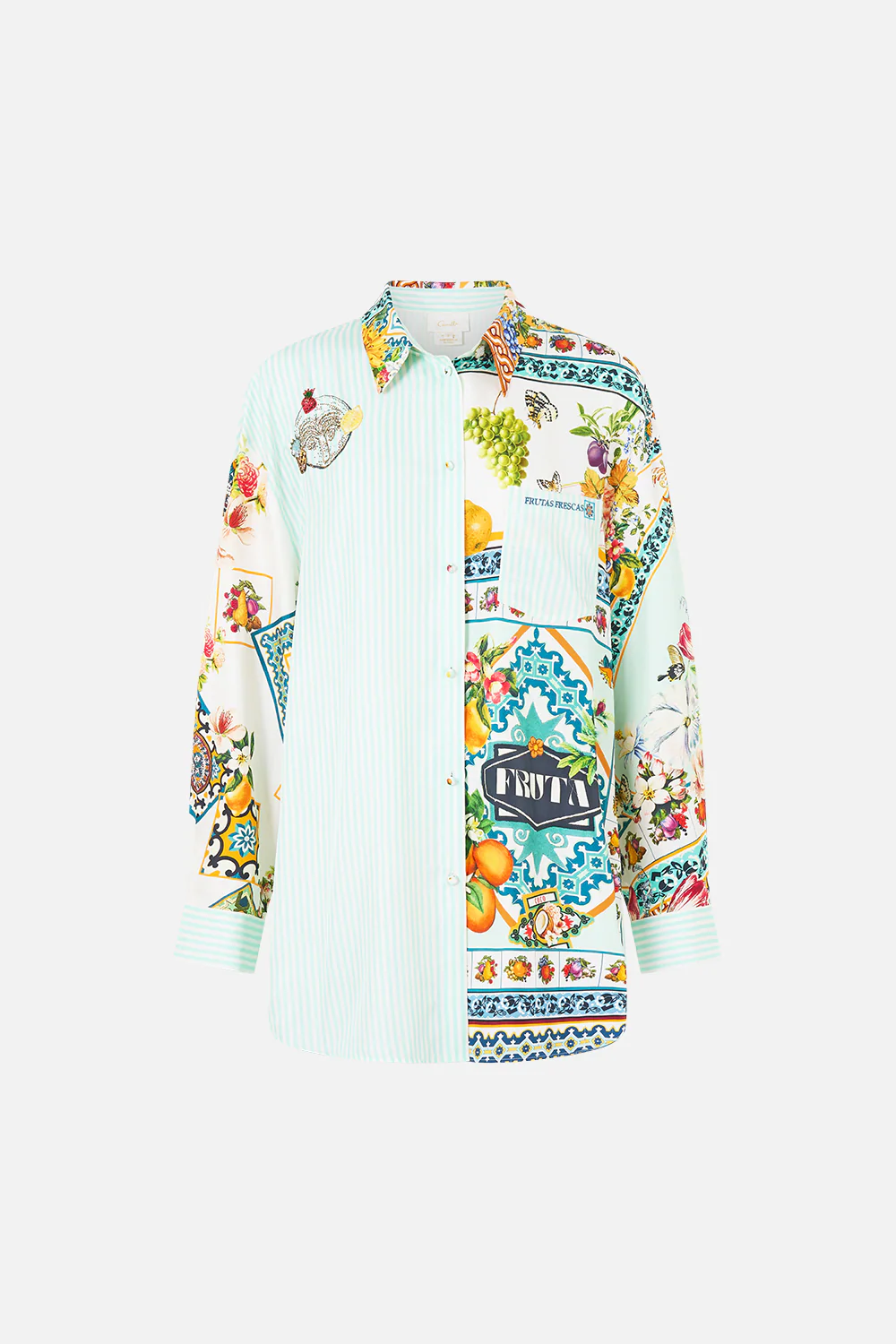 LONG SLEEVE OVERSIZED SHIRT WITH POCKET MAGIC OF THE MERCADO - Image 3