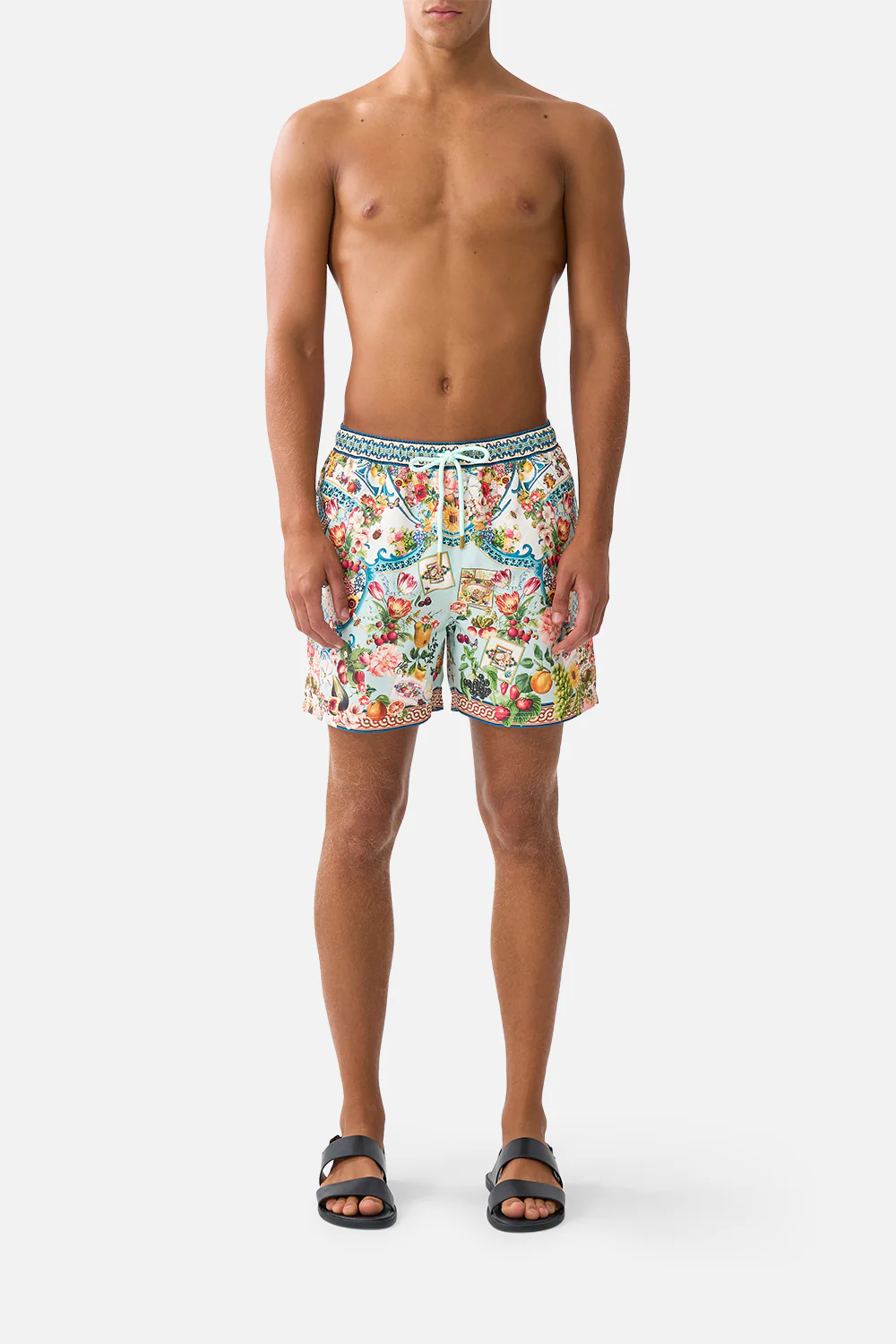 MID LENGTH BOARDSHORT WITH ELASTIC WAIST MAGIC OF THE MERCADO
