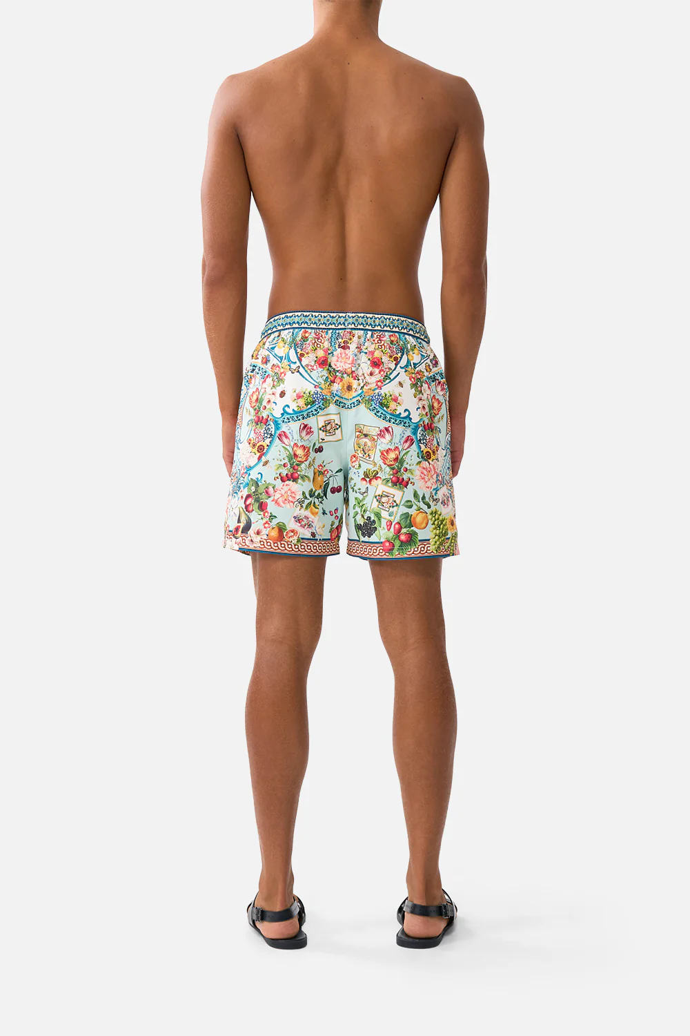 MID LENGTH BOARDSHORT WITH ELASTIC WAIST MAGIC OF THE MERCADO - Image 2