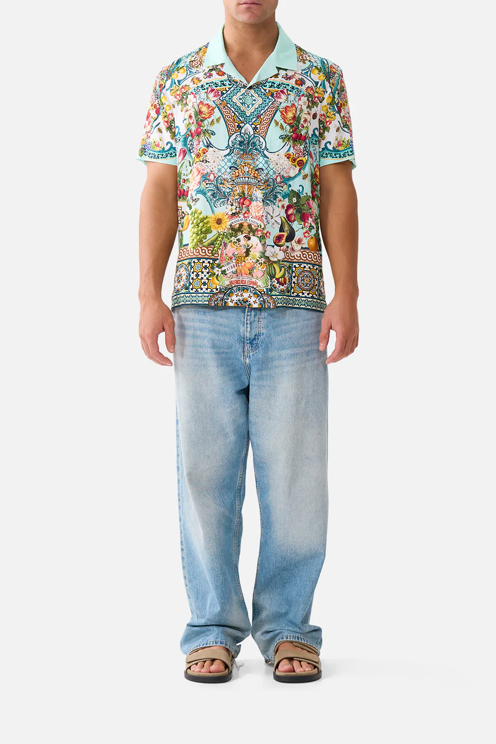 SHORT SLEEVE CAMP COLLARED SHIRT MAGIC OF THE MERCADO