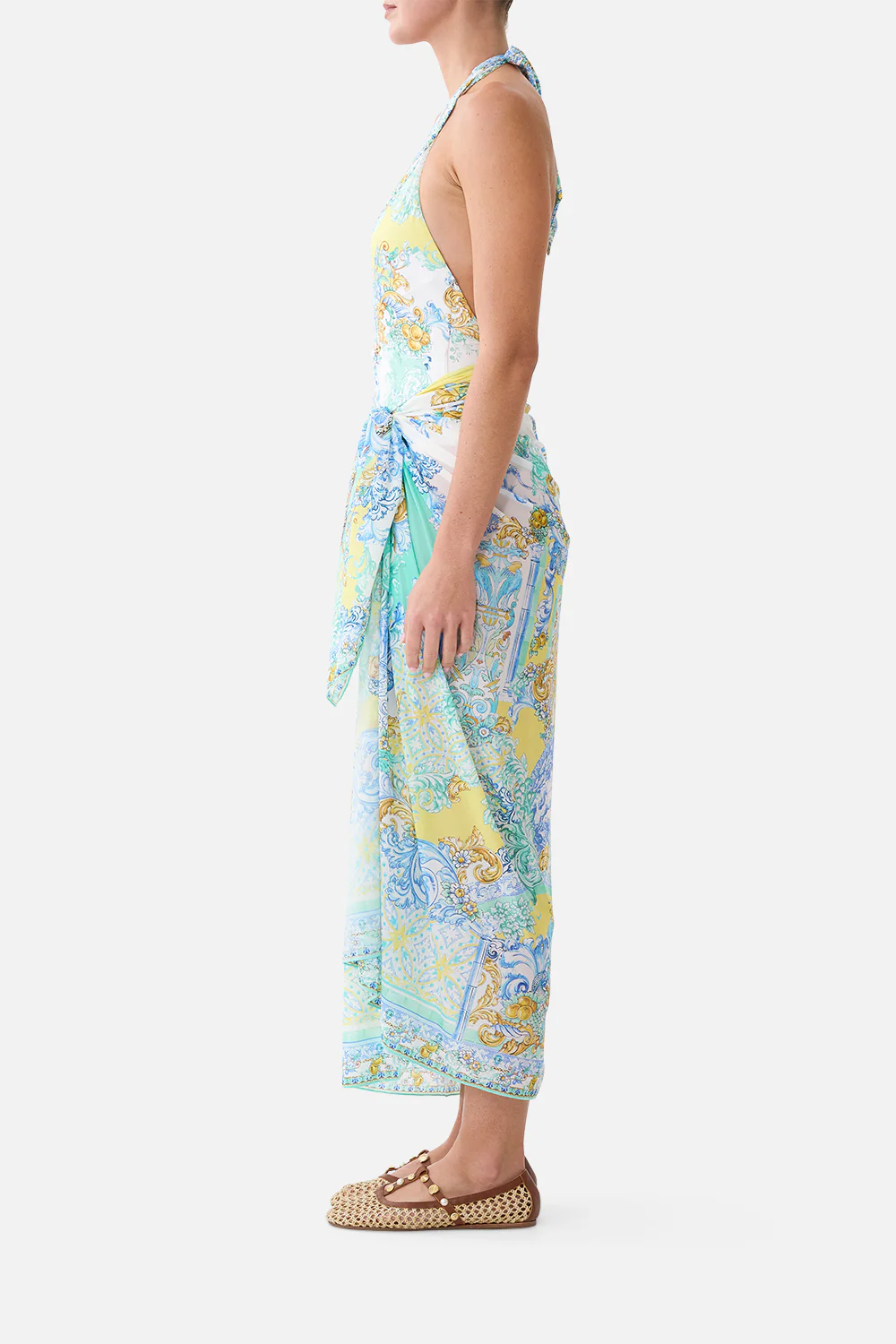 MULTI WEAR LONG SARONG DIAL UP THE TILES - Image 4