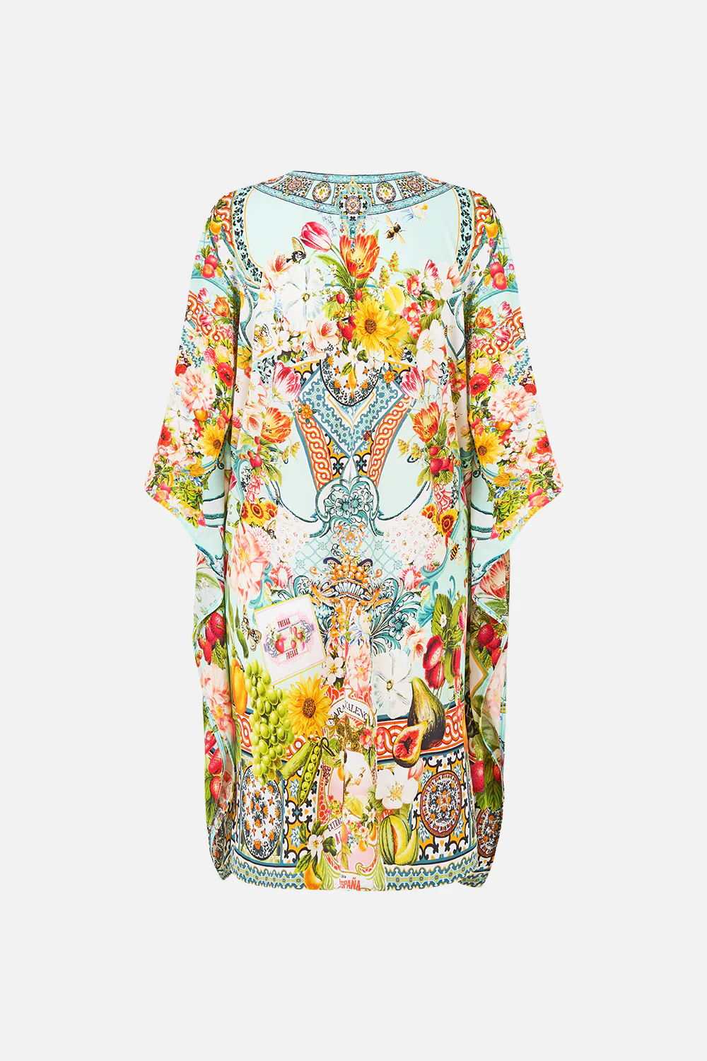 SHORT V NECK KAFTAN W RING FRONT TRIM MAGIC OF THE MERCADO - Image 6