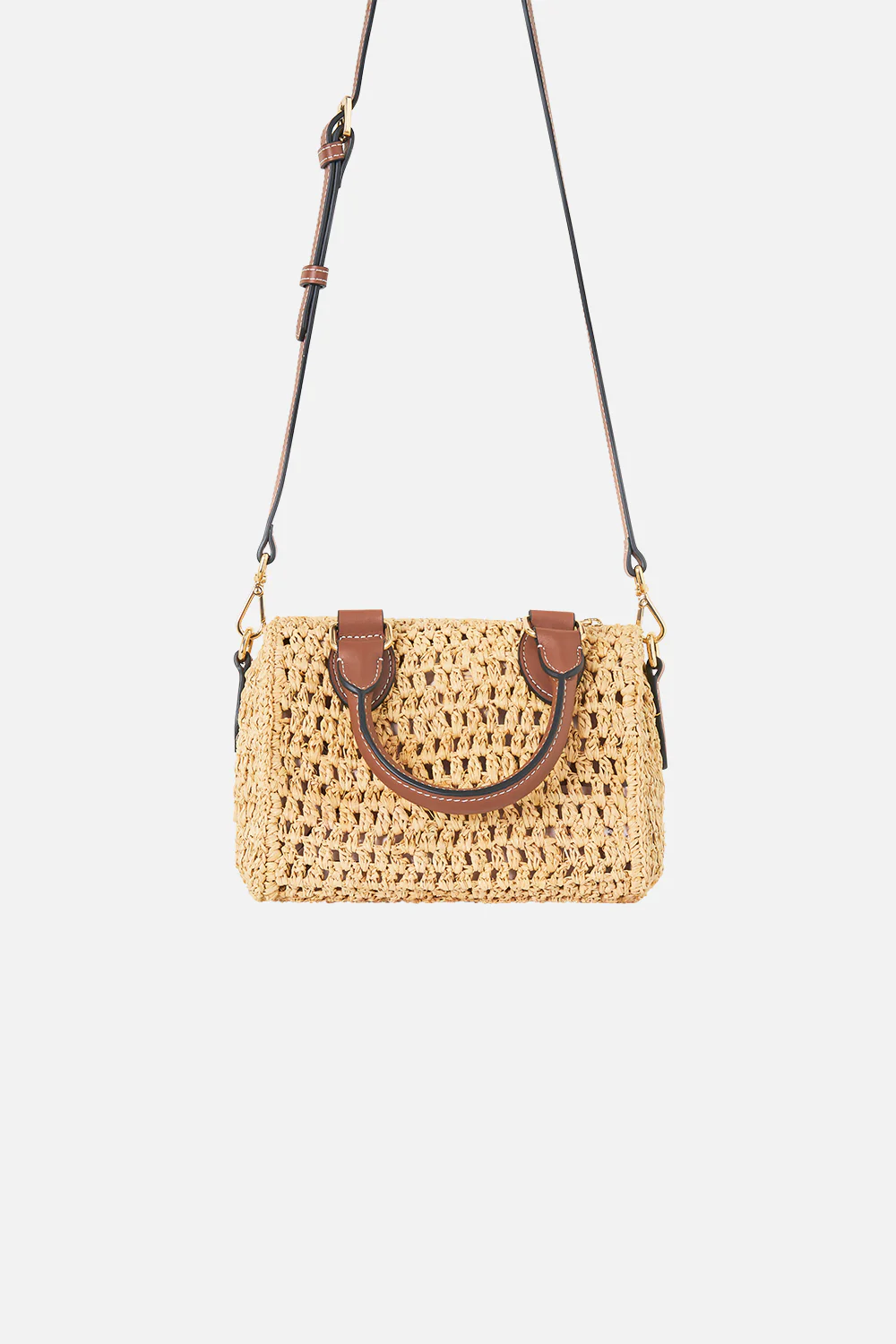 BARREL BAG WITH LEATHER TRIMS VA VA VINTAGE - Image 5