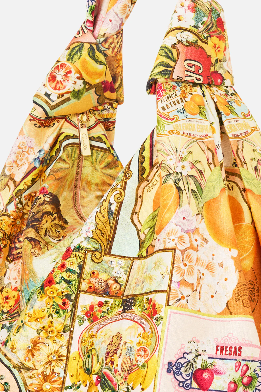 SLOUCH SHOULDER BAG WITH KNOT DETAILS VA VA VINTAGE - Image 3