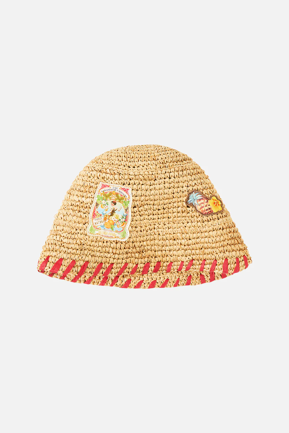 RAFFIA BUCKET HAT VA VA VINTAGE - Image 4