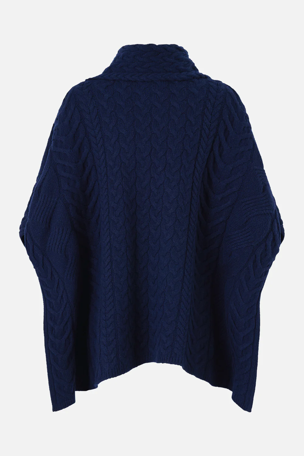 FUNNEL NECK KNIT PONCHO NOTES FROM THE BLUE ROOM - Image 6