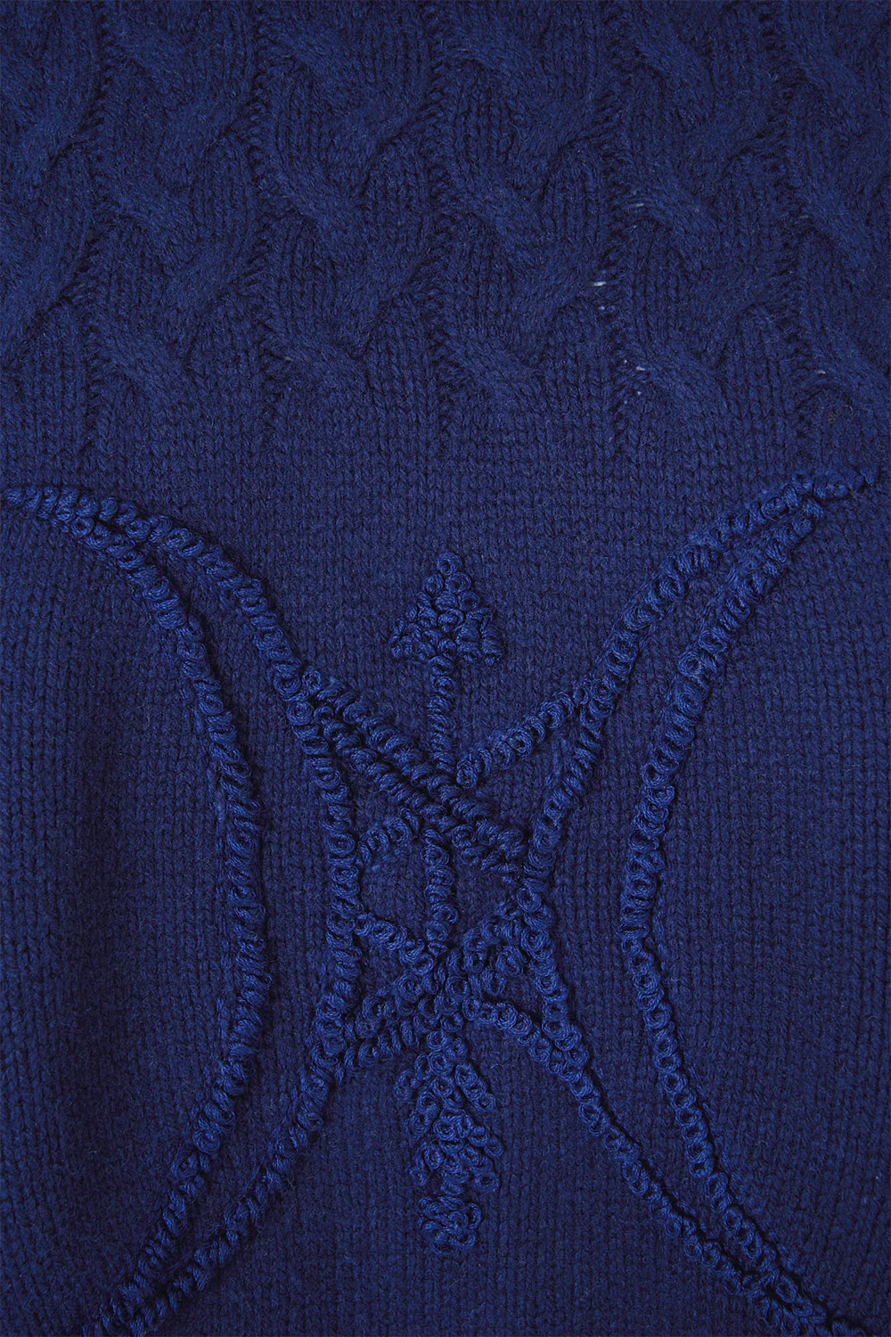 FUNNEL NECK KNIT PONCHO NOTES FROM THE BLUE ROOM - Image 7