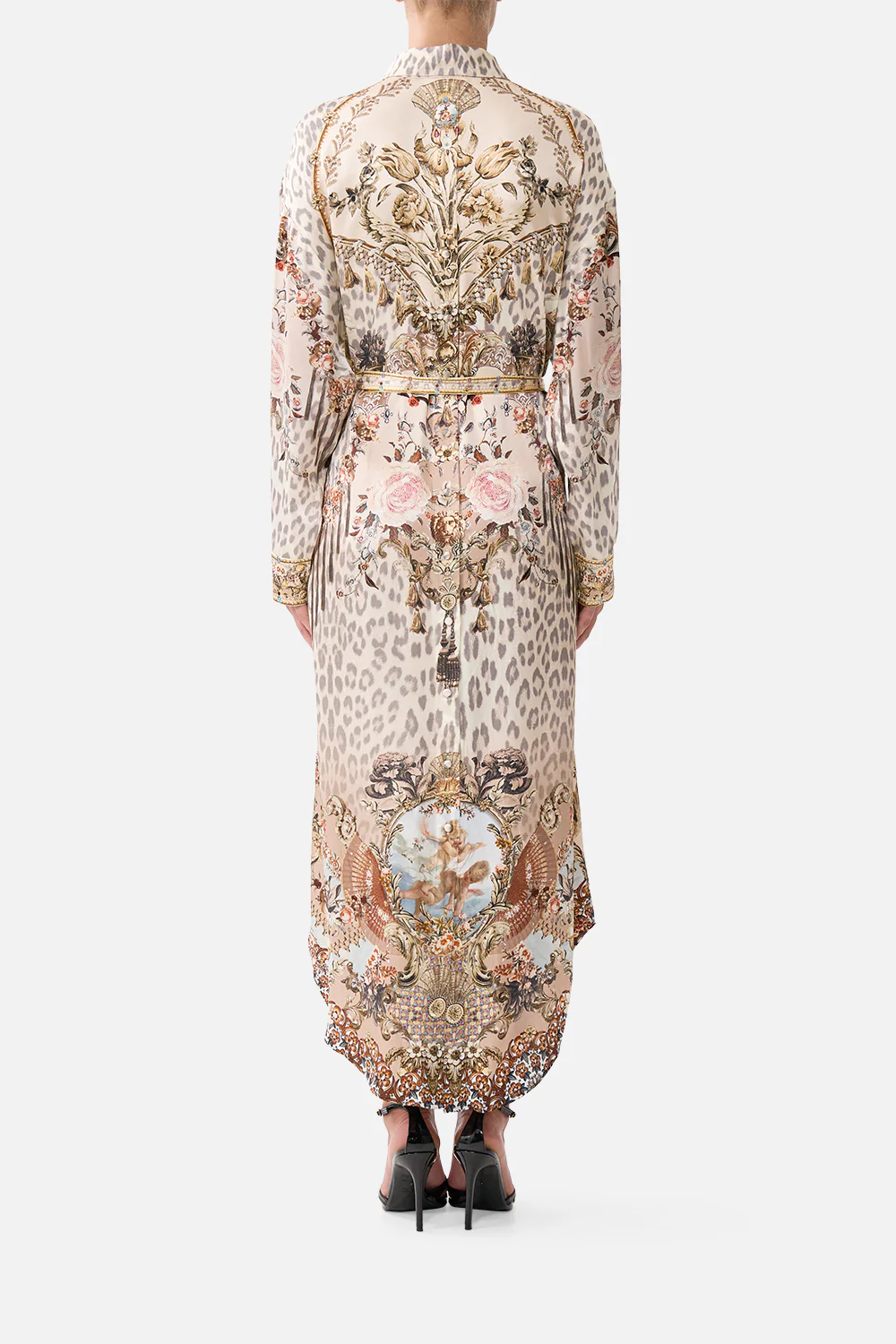 SHIRT DRESS WITH BACK BUTTON DETAIL ARANJUEZ ANIMALIA - Image 2