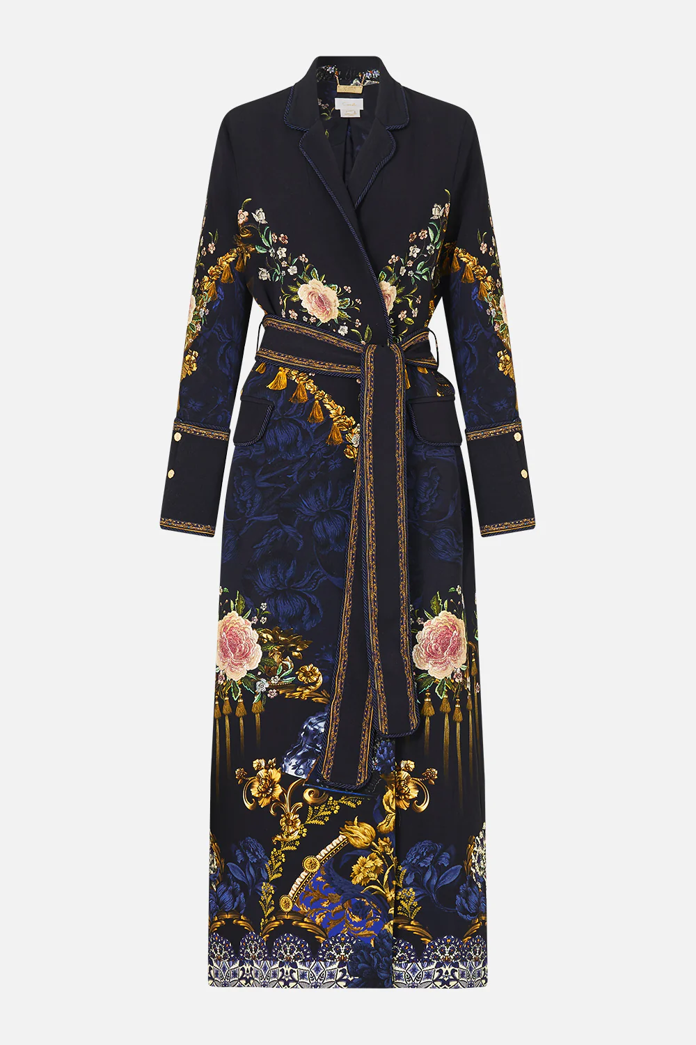 CUFFED SIDE SPLIT COAT NOTES FROM THE BLUE ROOM - Image 2