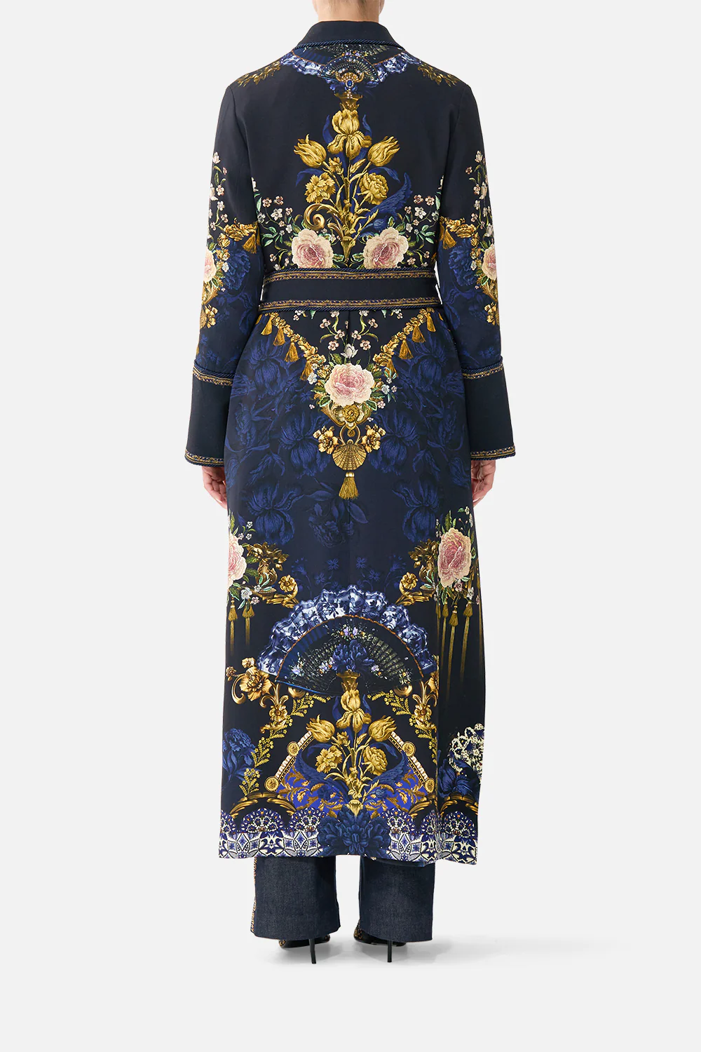 CUFFED SIDE SPLIT COAT NOTES FROM THE BLUE ROOM - Image 3