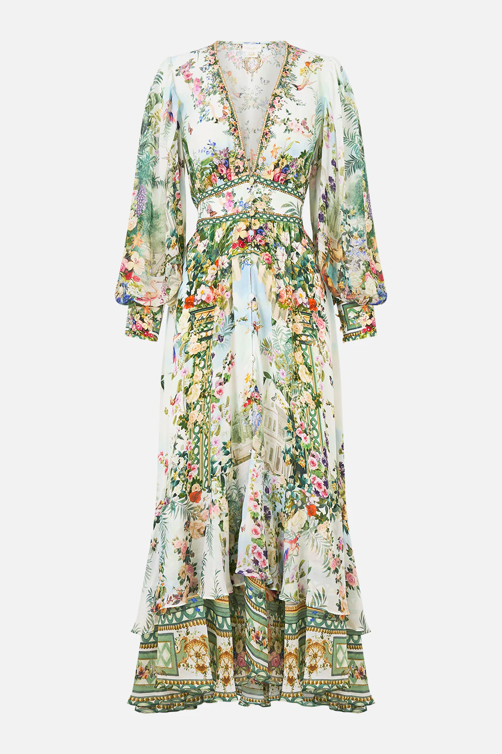 LONG BUTTON FRONT DRESS ART FOR THE EMPRESS - Image 3