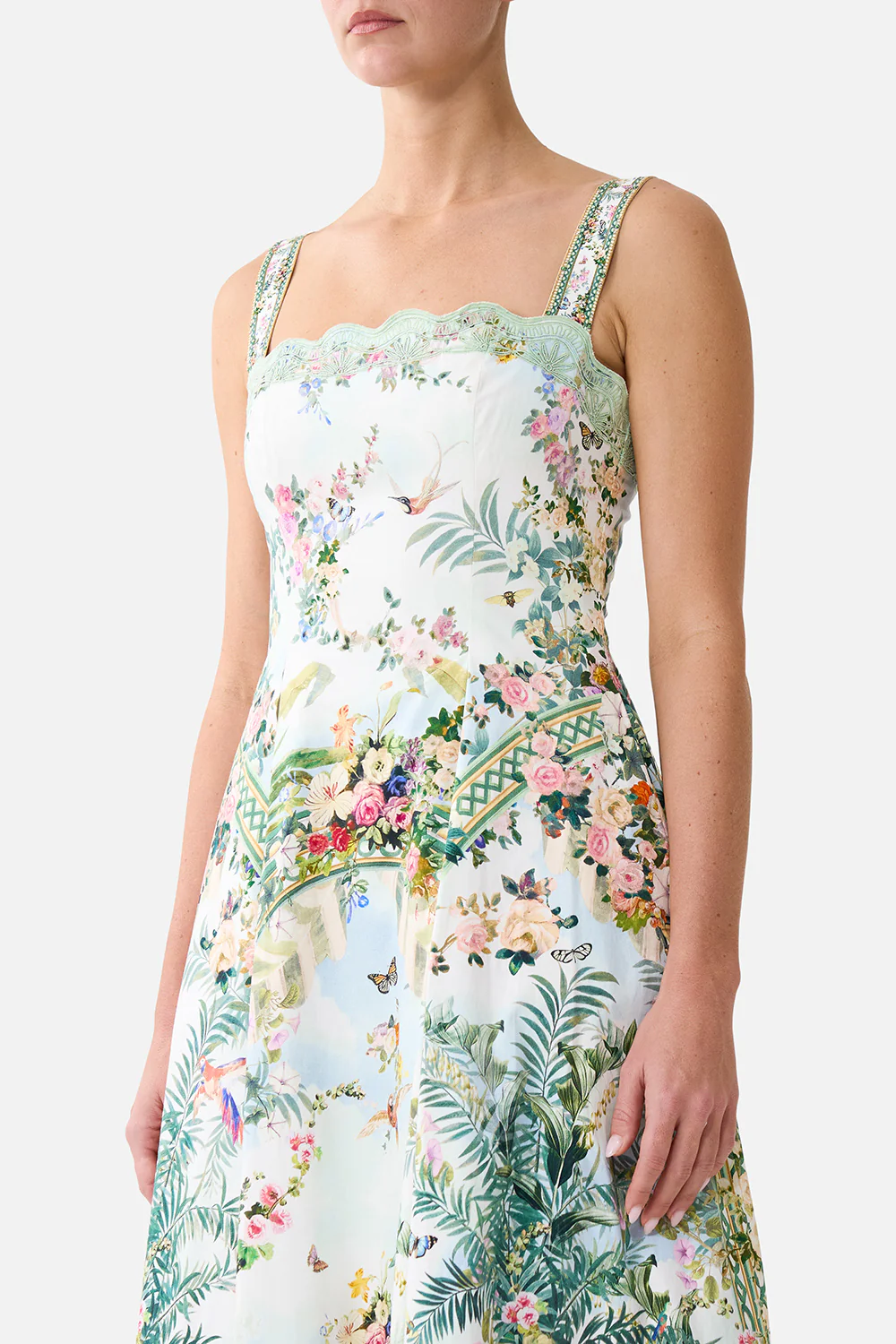 LONG FIT AND FLARE DRESS ART FOR THE EMPRESS - Image 5