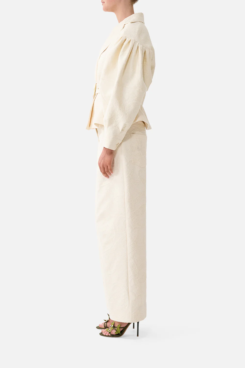 COLLARED JACKET WITH BELT MIDSUMMER MASTERPIECE - Image 3