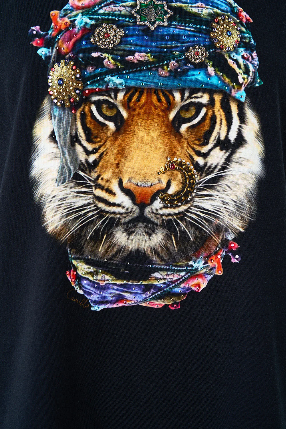 SLIM FIT ROUND NECK T-SHIRT AMULETS AND ALCHEMY - Image 7