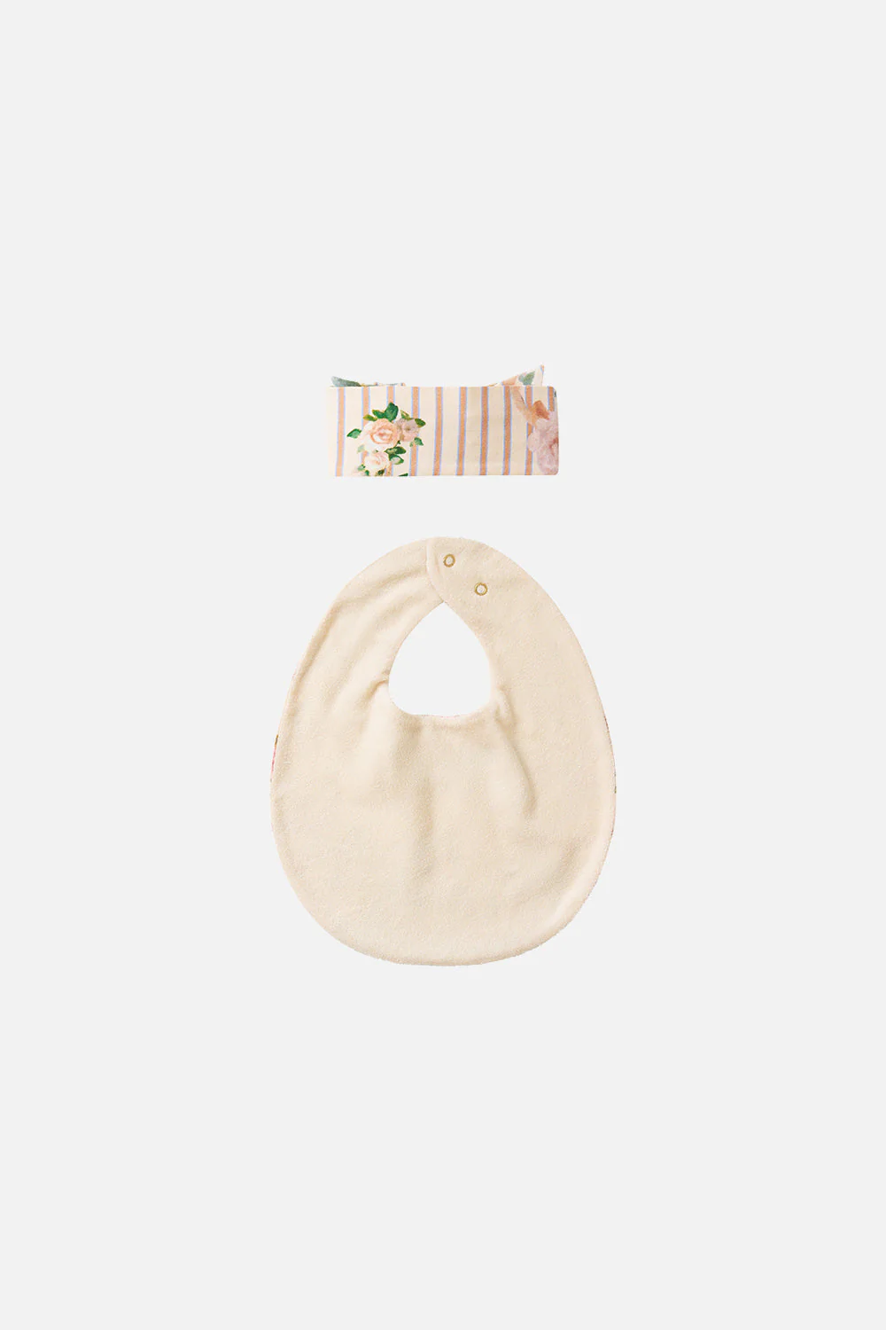 BABIES TIE HEADBAND AND OVERSIZED BIB SET MIDSUMMER MASTERPIECE - Image 2