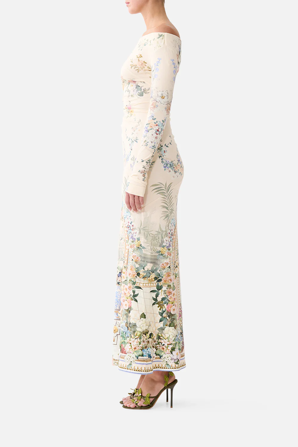 OFF SHOULDER GATHERED JERSEY DRESS MIDSUMMER MASTERPIECE - Image 4