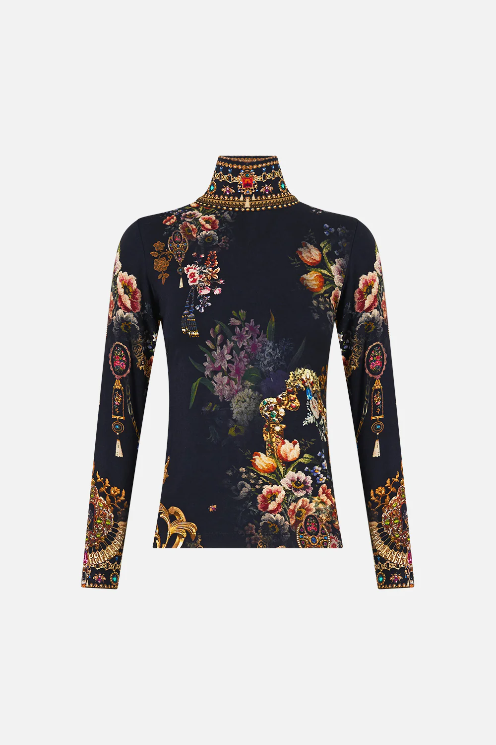 JERSEY TURTLENECK NIGHT GARDEN - Image 3