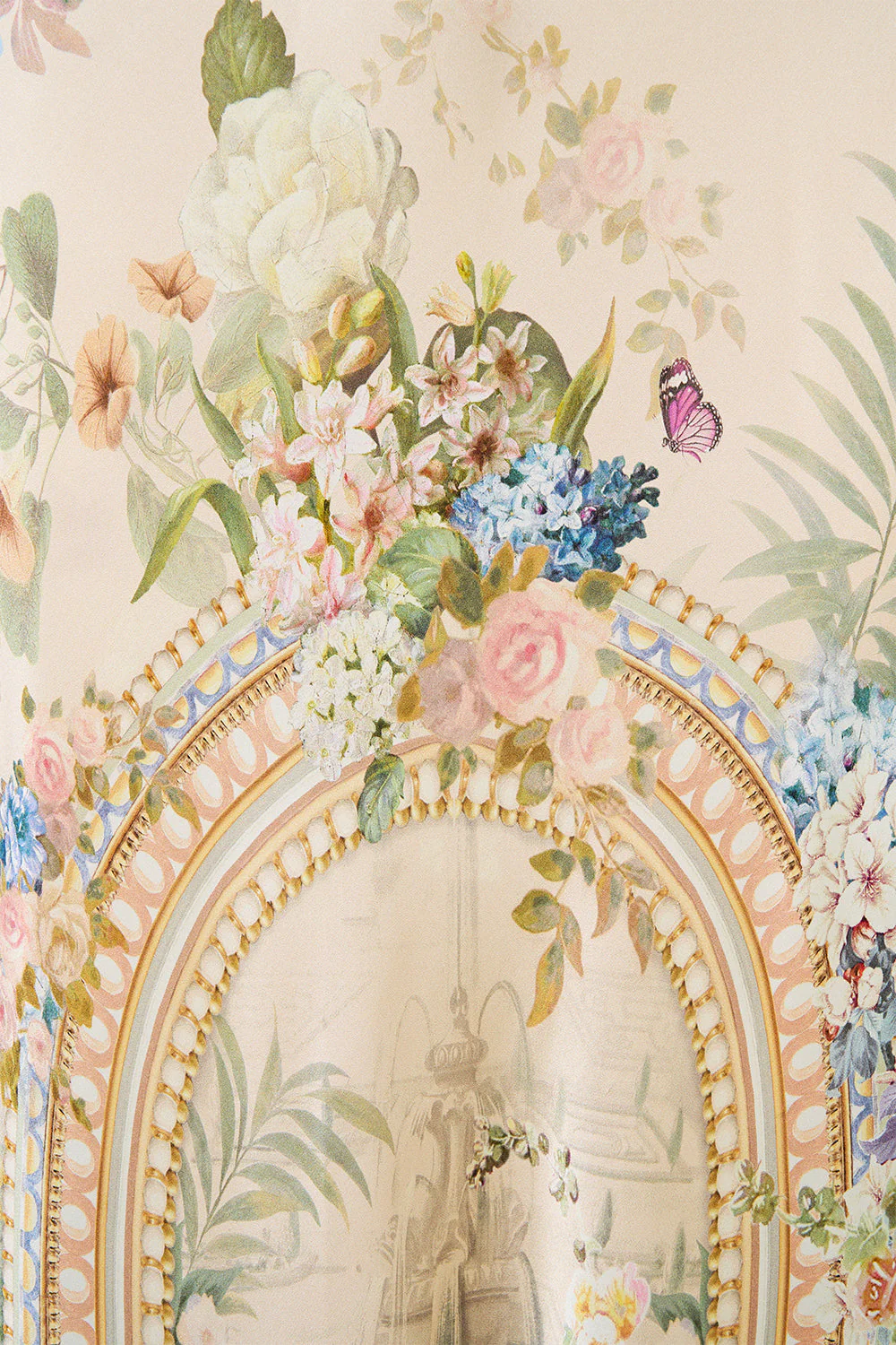 V NECK DRESS WITH FLARED SLEEVE MIDSUMMER MASTERPIECE - Image 7