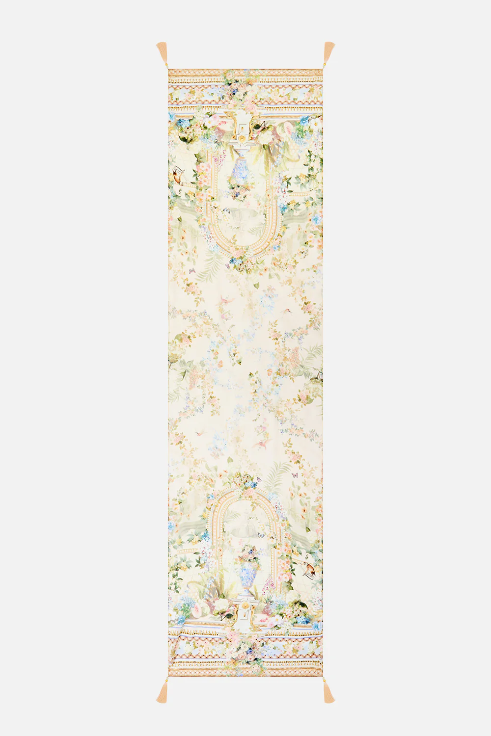 LONG SILK CRINKLE CHIFFON SCARF MIDSUMMER MASTERPIECE - Image 2
