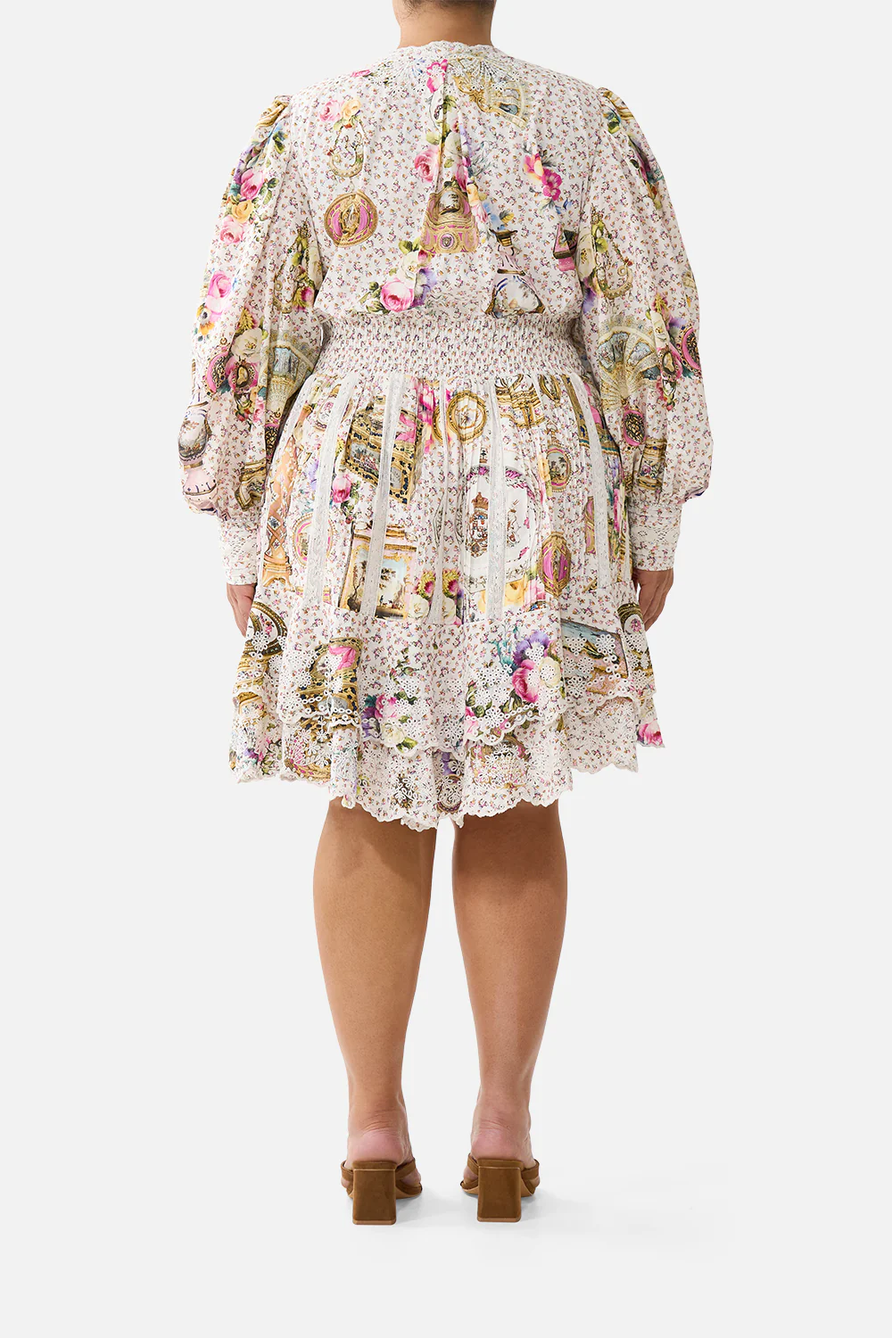 BUTTON FRONT FRILL DRESS IN THE HEART OF ART - Image 12