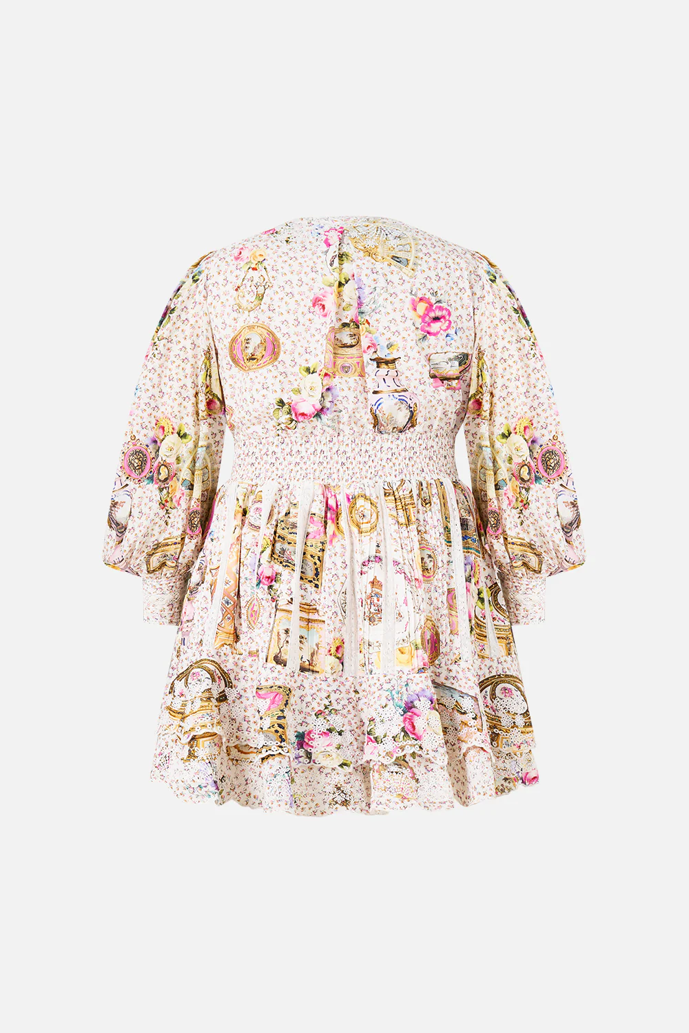 BUTTON FRONT FRILL DRESS IN THE HEART OF ART - Image 9