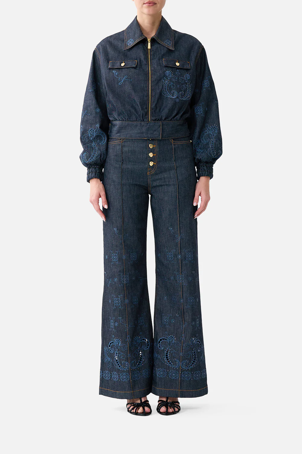 JENNA HIGH WAISTED FLARE DENIM