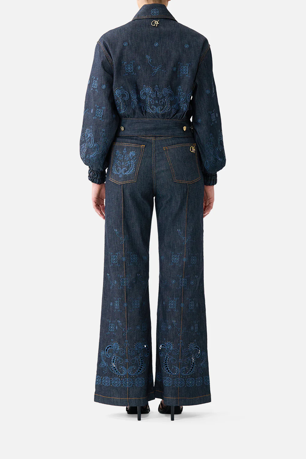 JENNA HIGH WAISTED FLARE DENIM - Image 4