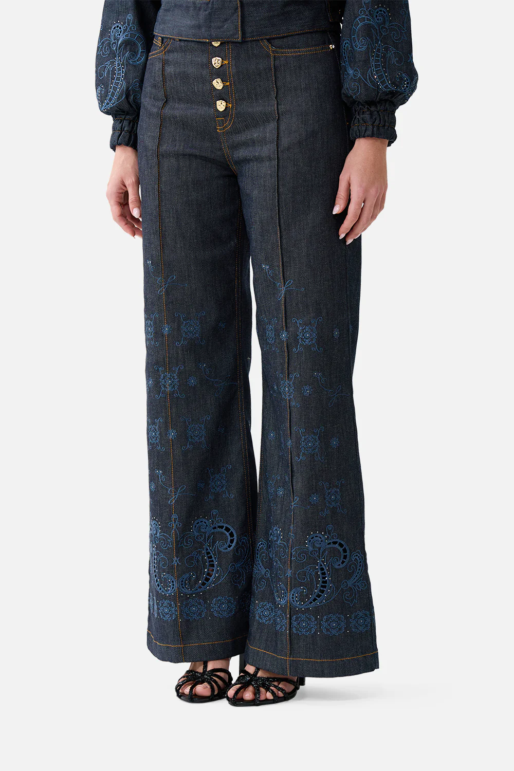 JENNA HIGH WAISTED FLARE DENIM - Image 5