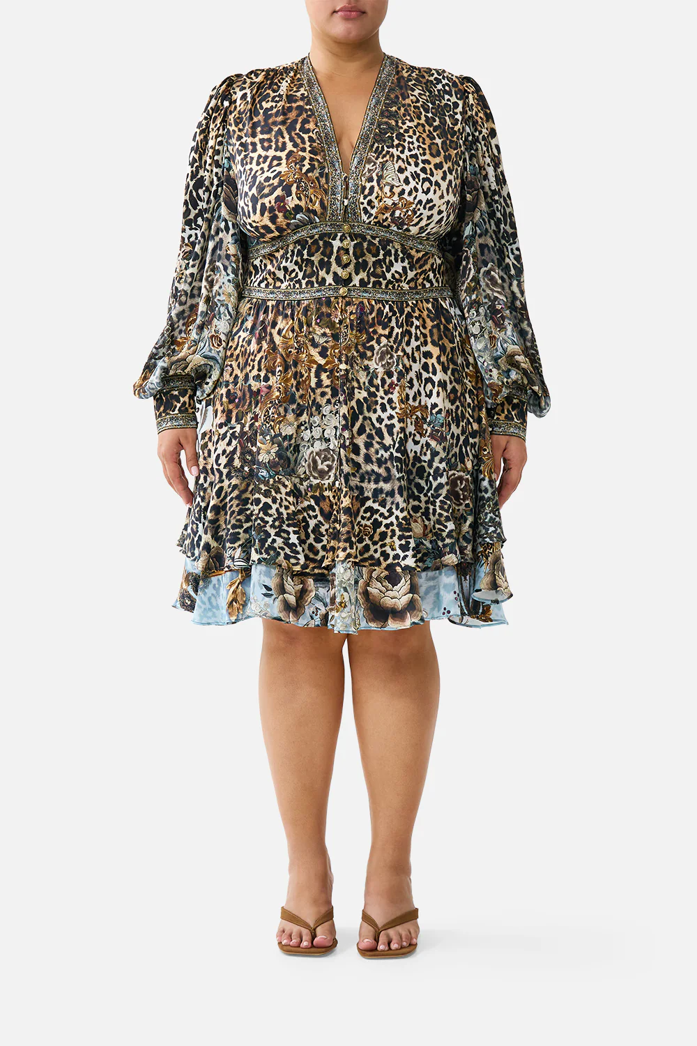 BUTTON FRONT FRILL DRESS FIESTA, SIESTA, REPEAT - Image 8