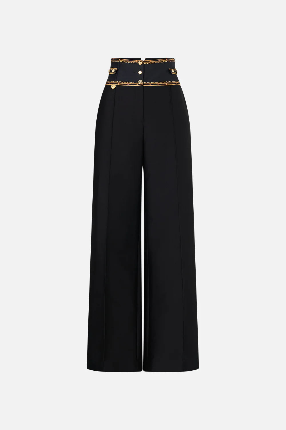 TAILORED PANT WITH WAIST BUTTON DETAIL TAURUS RISING - Image 3