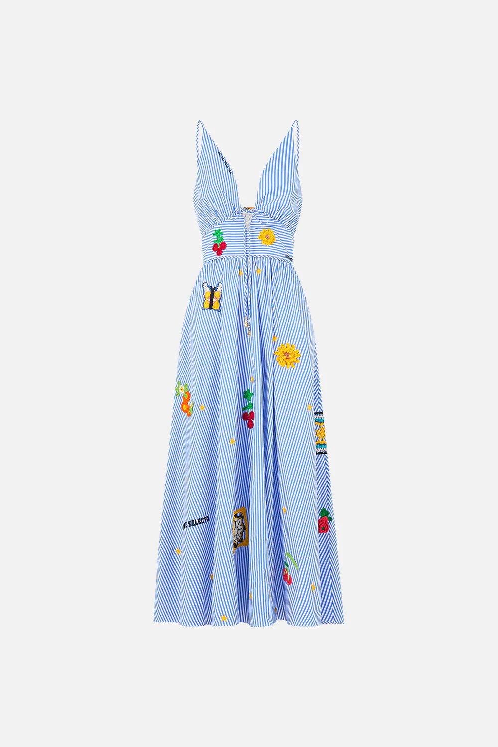 WAISTBAND DRESS WITH TIE DETAIL MAGIC OF THE MERCADO - Image 3