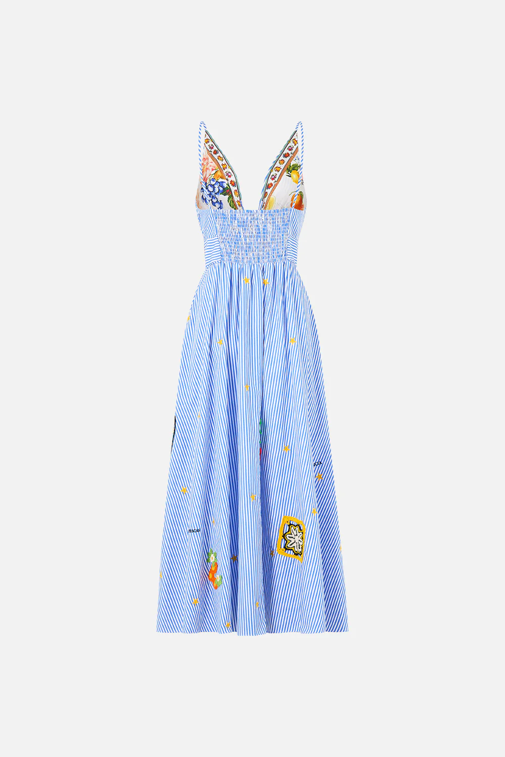WAISTBAND DRESS WITH TIE DETAIL MAGIC OF THE MERCADO - Image 6