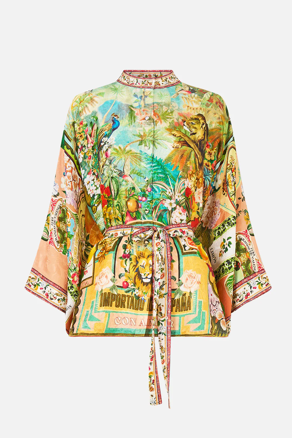 BUTTON THROUGH SCARF BLOUSE VA VA VINTAGE - Image 3