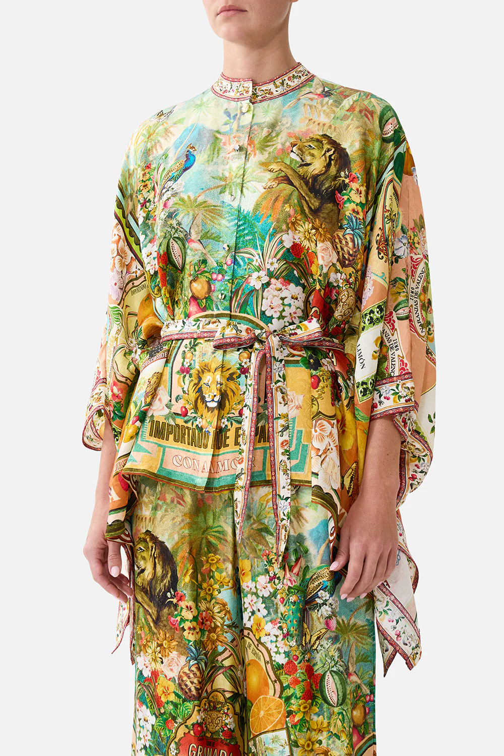 BUTTON THROUGH SCARF BLOUSE VA VA VINTAGE - Image 5
