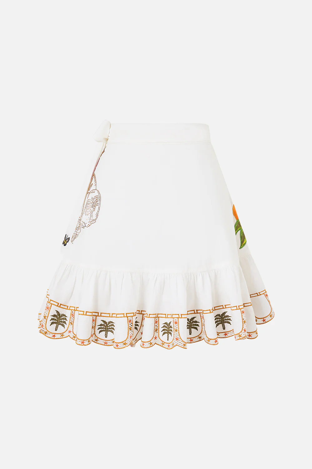 RUFFLE HEM WRAP SKIRT VA VA VINTAGE - Image 6