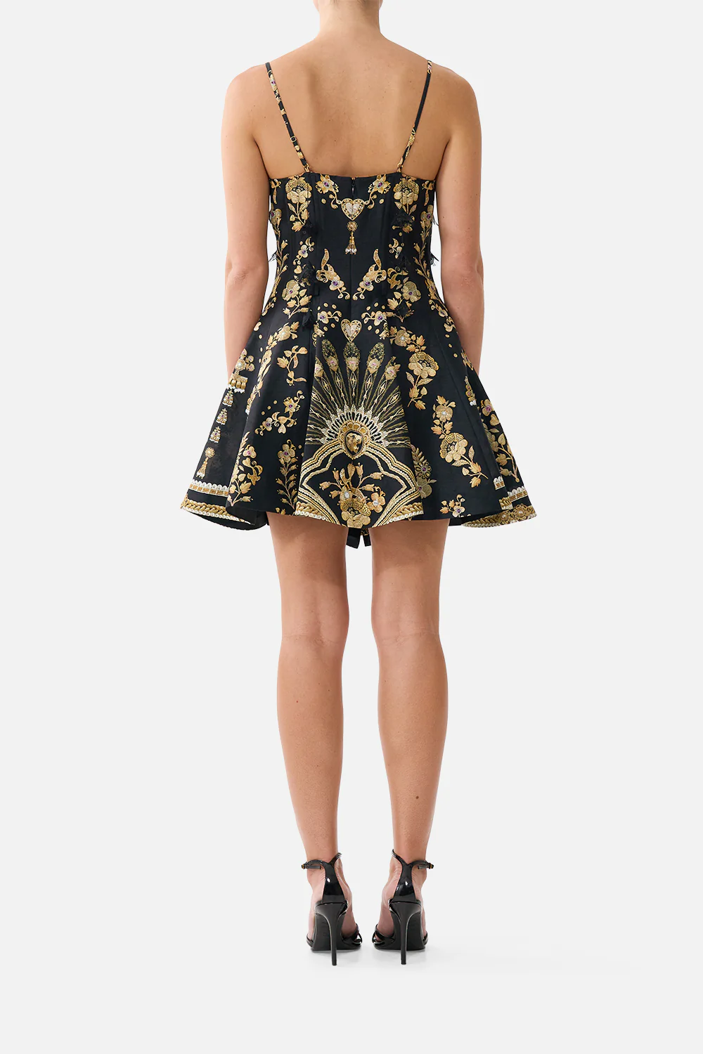 CORSET DRESS WITH SHORT FLARED SKIRT TAURUS RISING - Image 2