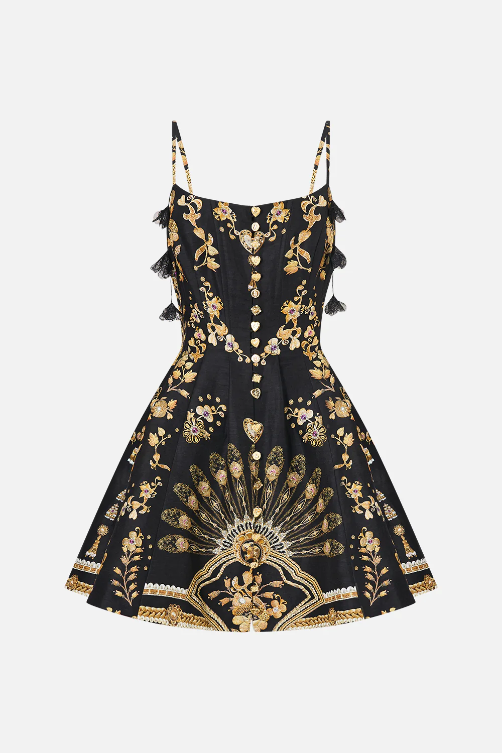 CORSET DRESS WITH SHORT FLARED SKIRT TAURUS RISING - Image 3
