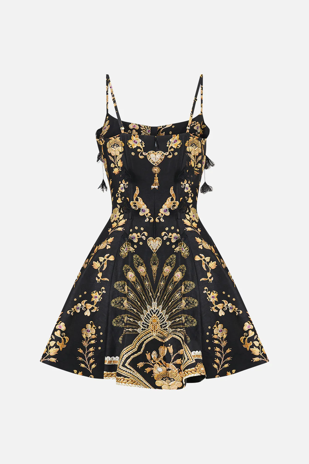 CORSET DRESS WITH SHORT FLARED SKIRT TAURUS RISING - Image 6