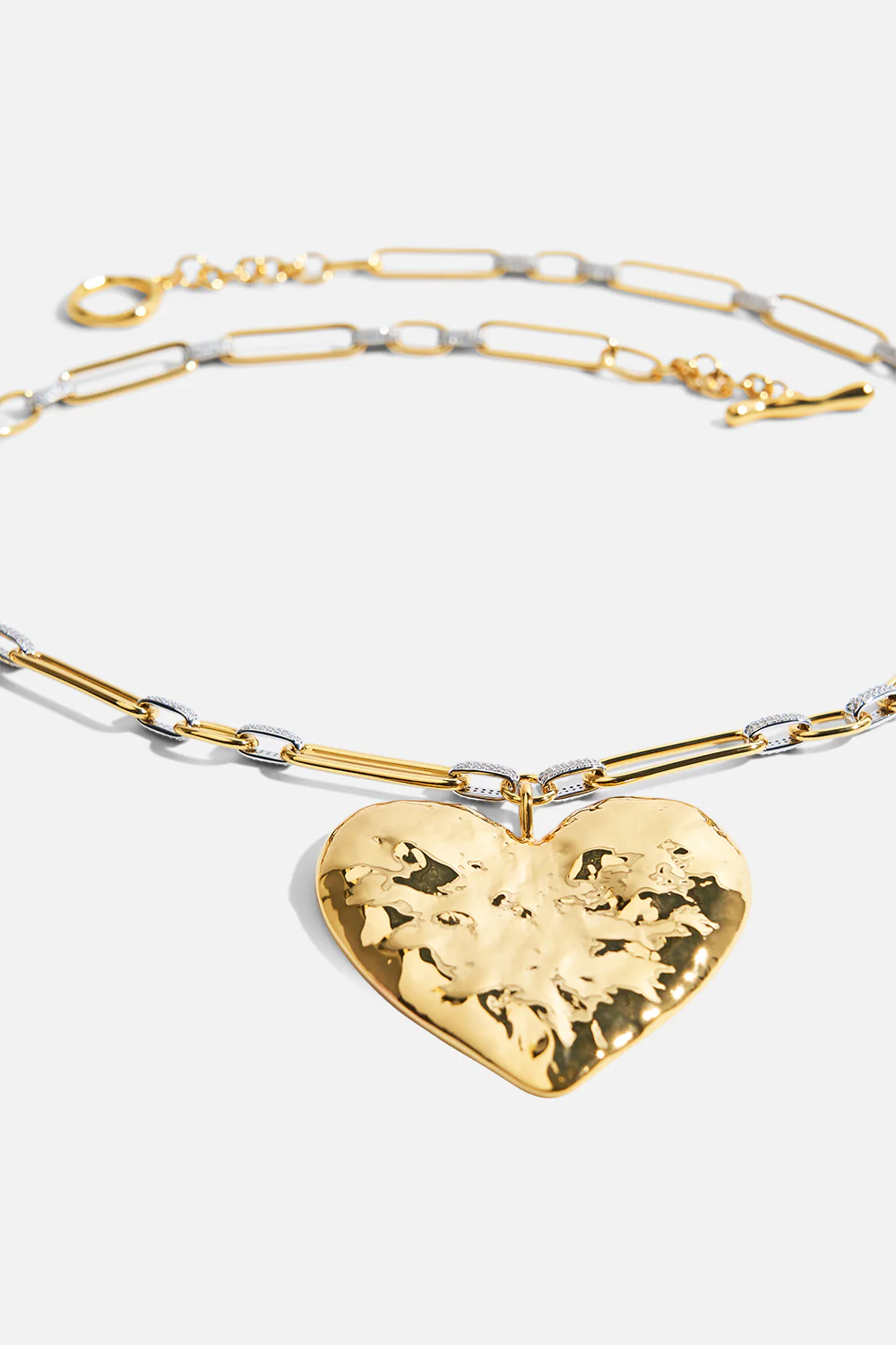 THE HEART STRING QUINTET PENDANT NECKLACE GOLD - Image 3