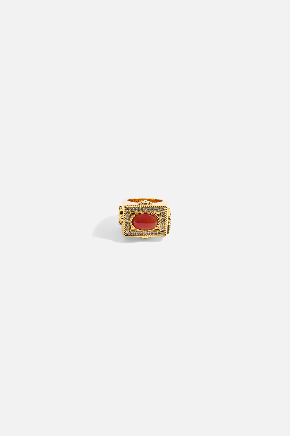 A SPANISH STATEMENT GEMSTONE RING GOLD - Image 2