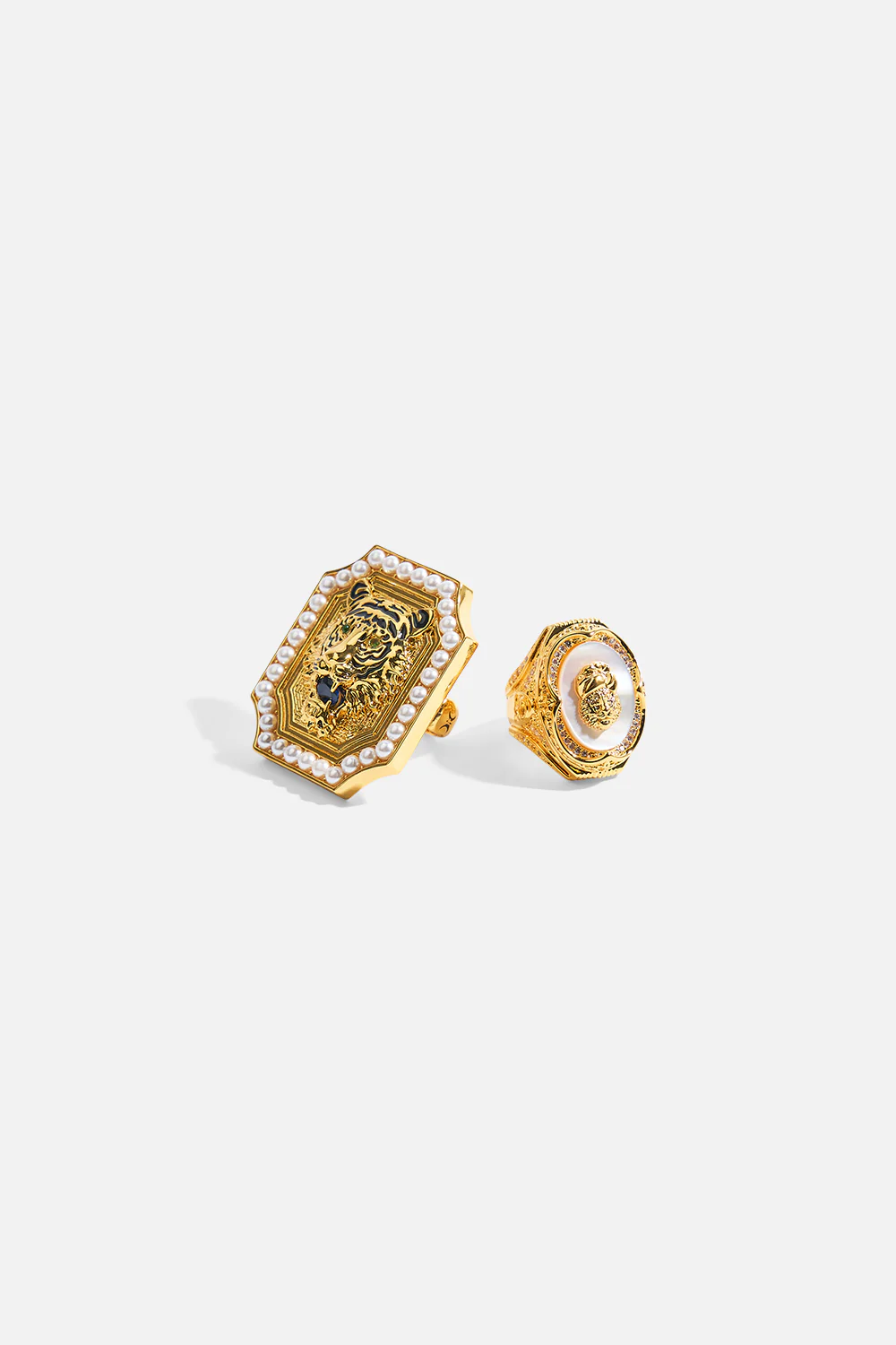 QUEEN OF CHARMS JAGGI HEAD RING GOLD - Image 2