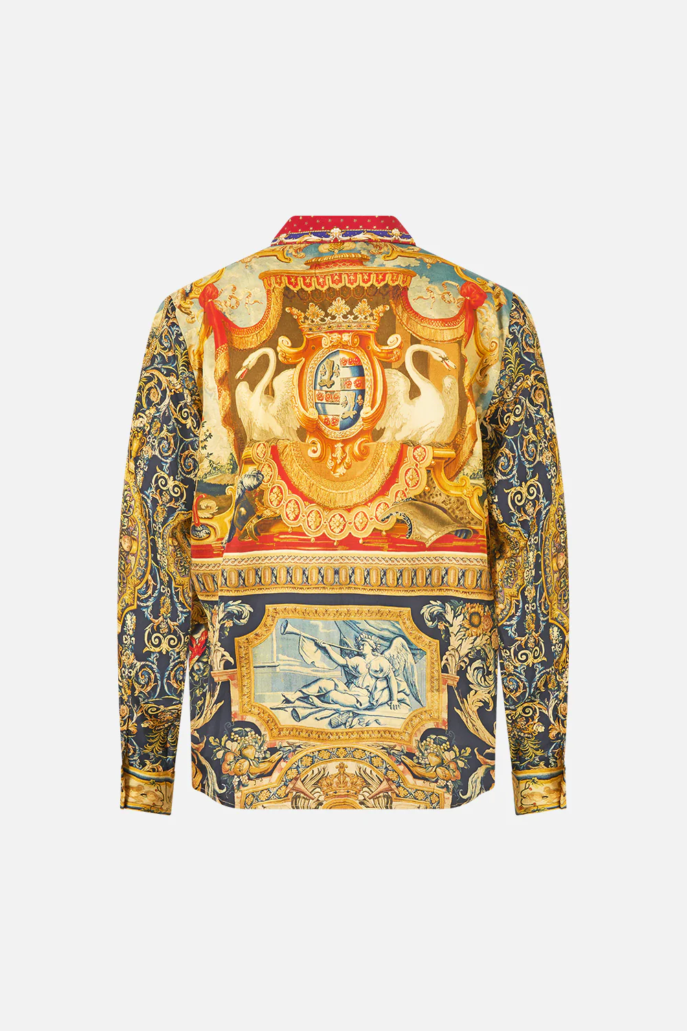LONG SLEEVE HIDDEN PLACKET SHIRT MEET ME AT THE MET - Image 6