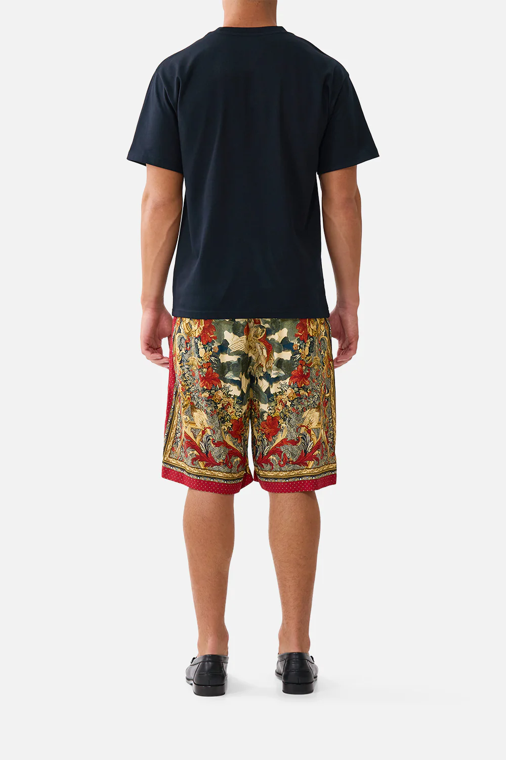 BAGGY LONG WALK SHORT WITH ELASTIC WAIST MEET ME AT THE MET - Image 2