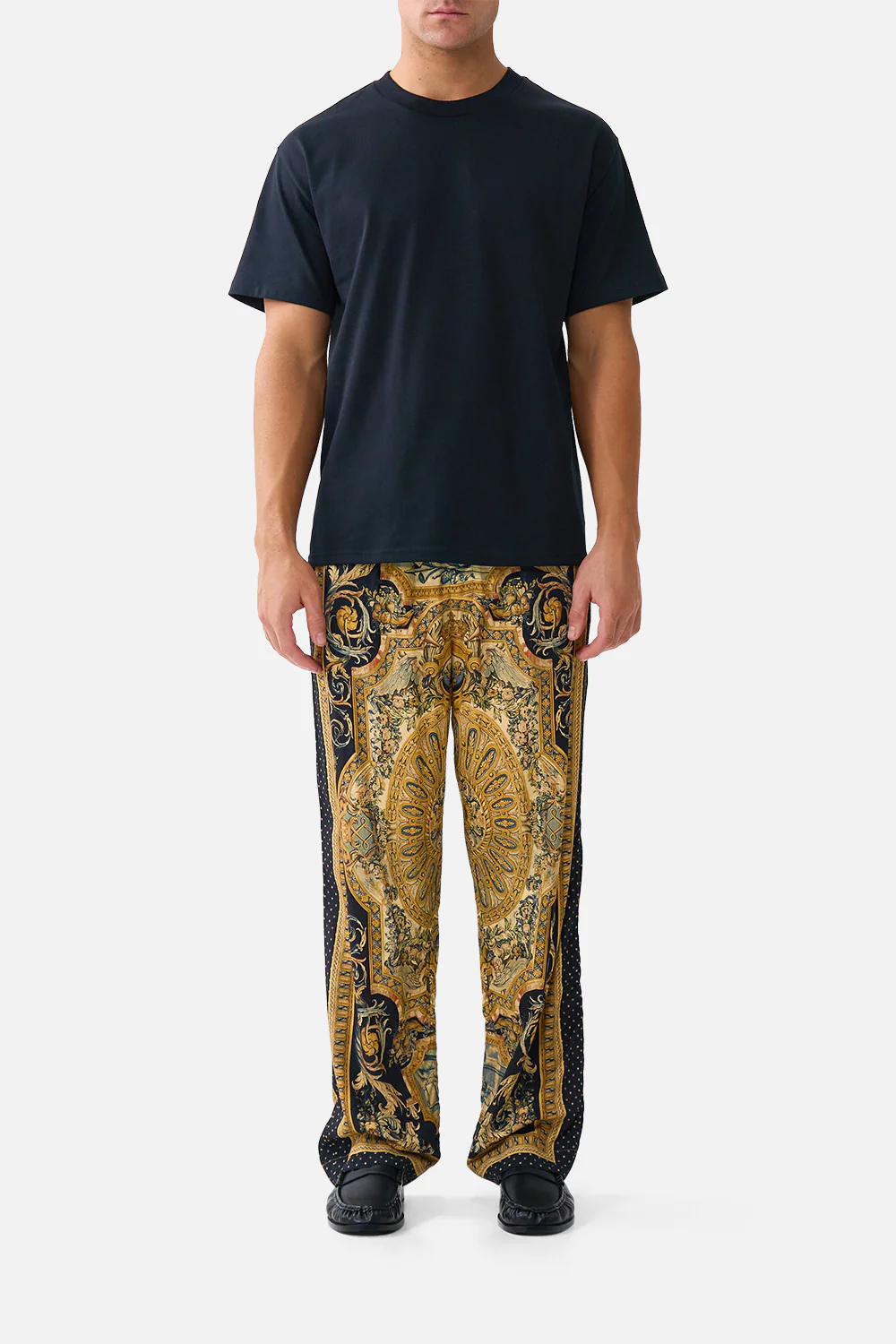 LOUNGE PANT WITH ELASTIC WAIST MUSEUM MEMOIRS