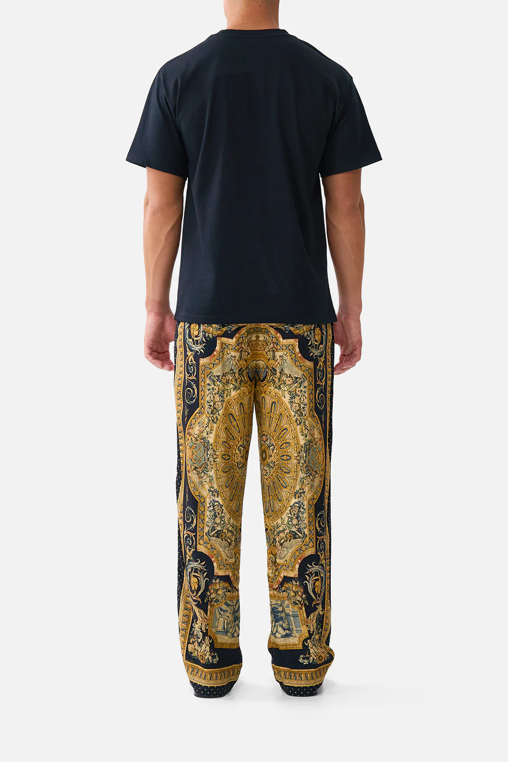 LOUNGE PANT WITH ELASTIC WAIST MUSEUM MEMOIRS - Image 2